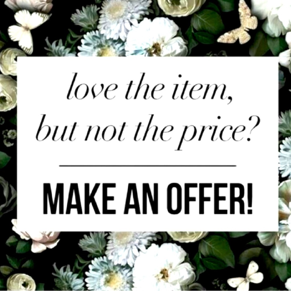 Love the item but not the price? Make me an offer!